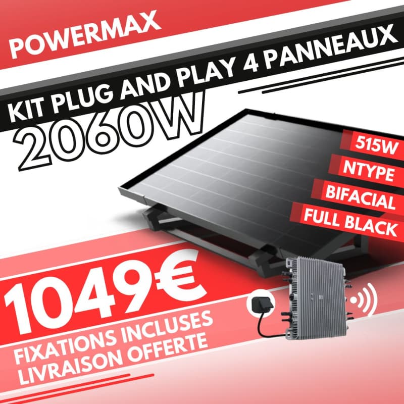 ZIOYA Lot de 8 Supports de Panneau Solaire de 30 mm Fixation Panneau