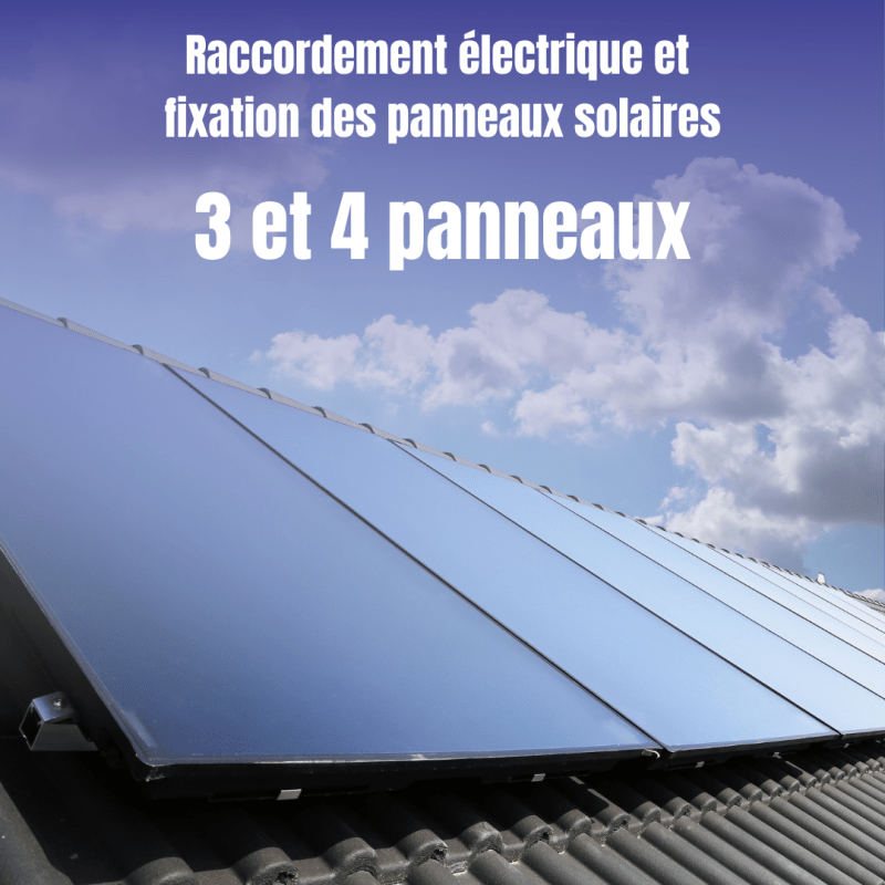 INSTALLATION COMPLÈTE PAR UN PARTENAIRE CERTIFIÉ 3-4 PANNEAUX  - 1