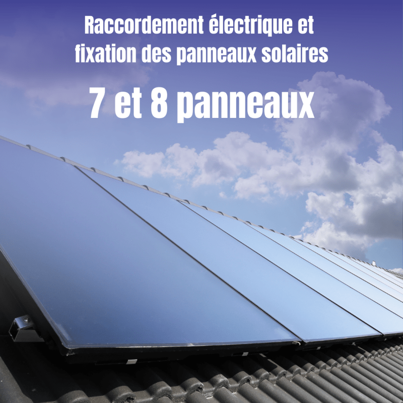 INSTALLATION COMPLÈTE PAR UN PARTENAIRE CERTIFIÉ 7-8 PANNEAUX  - 1
