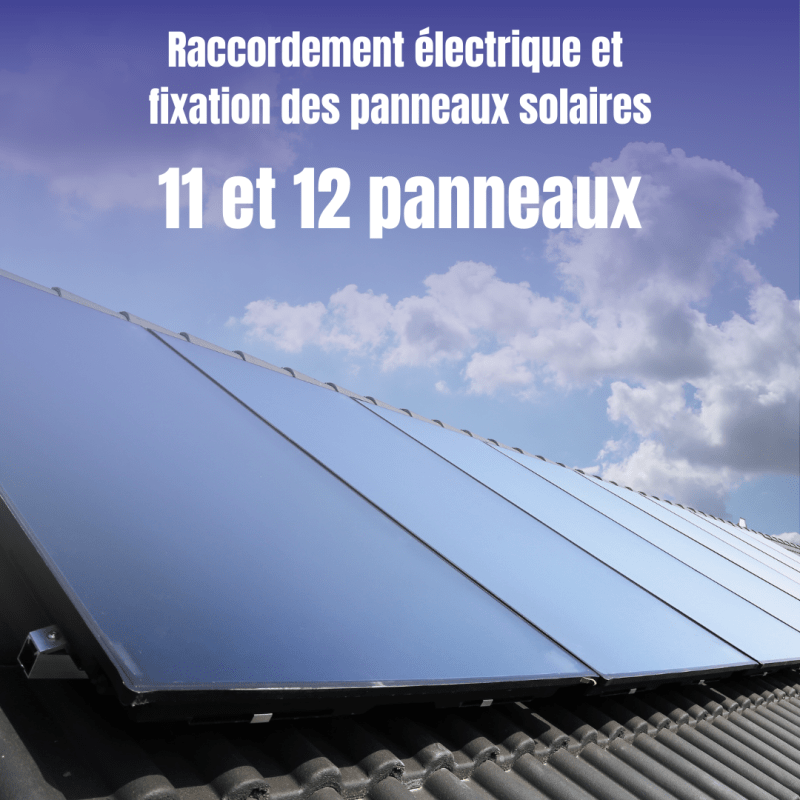 INSTALLATION COMPLÈTE PAR UN PARTENAIRE CERTIFIÉ 11-12 PANNEAUX  - 1