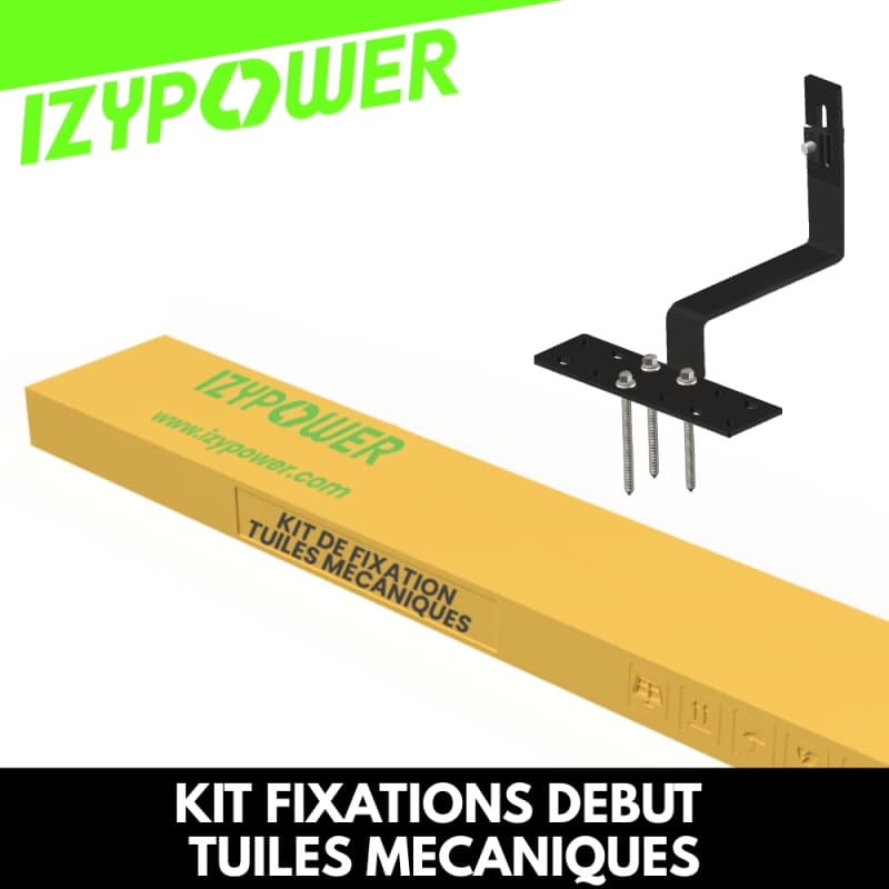 BOITE DEBUT FIXATIONS 2 PANNEAUX TUILES MECANIQUES IZYPOWER - 1