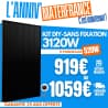 PLUG AND PLAY 3120W – 6 PANNEAUX IZYPOWER 520W + MICRO-ONDULEUR DEYE 2000W ET 1000W  - 1