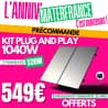PLUG AND PLAY POWERMAX PORTRAIT 1040W – 2 PANNEAUX IZYPOWER 520W + MICRO-ONDULEUR DEYE 1000W  - 1