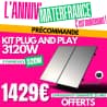 PLUG AND PLAY POWERMAX PORTRAIT 3120W – 6 PANNEAUX IZYPOWER 520W + MICRO-ONDULEUR DEYE 2000W ET 1000W  - 1