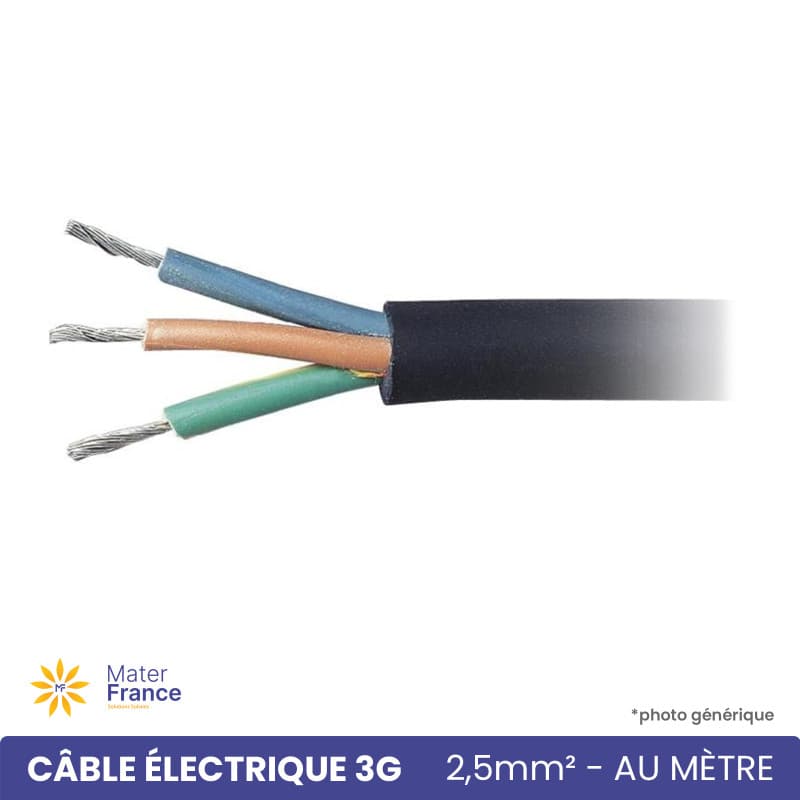 CABLE ELECTRIQUE 3G2.5 SOUPLE