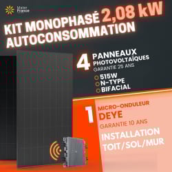 KIT 2.08kW - 4 PANNEAUX...