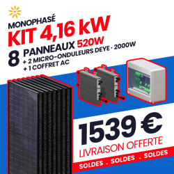 KIT 4.16kW - 8 PANNEAUX...