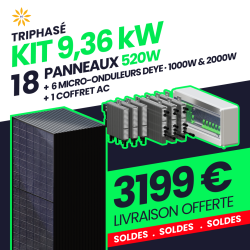 KIT TRIPHASÉ 9.36kW - 18...