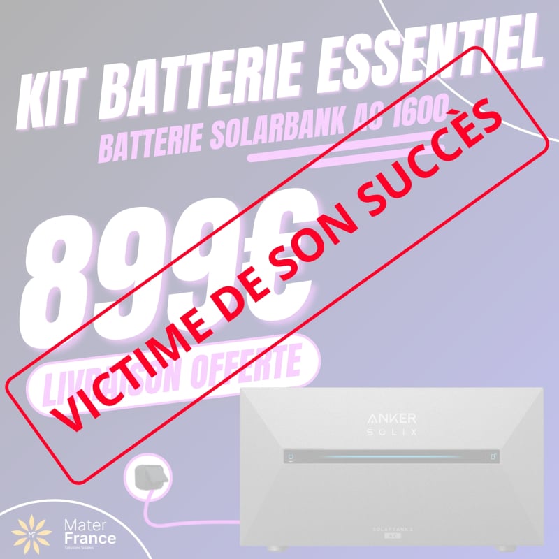 BATTERIE PLUG AND PLAY ANKER SOLIX SOLARBANK 2 E1600AC