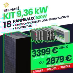 KIT TRIPHASÉ 9.36kW - 18...
