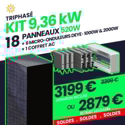 KIT TRIPHASÉ 9.36kW - 18...
