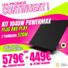 PLUG AND PLAY POWERMAX PORTRAIT 1040W – 2 PANNEAUX IZYPOWER 520W + MICRO-ONDULEUR DEYE 1000W