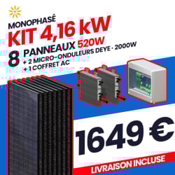 KIT 4.16kW - 8 PANNEAUX...