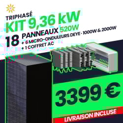 KIT TRIPHASÉ 9.36kW - 18...
