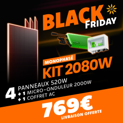 KIT 2.08kW - 4 PANNEAUX...