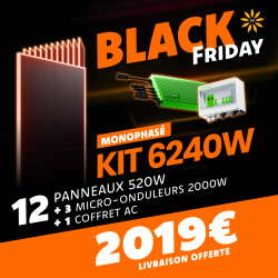KIT 6.24kW - 12 PANNEAUX...