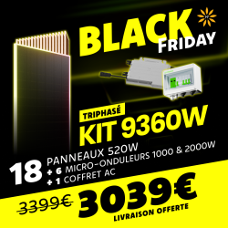 KIT TRIPHASÉ 9.36kW - 18...