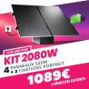 PLUG AND PLAY POWERMAX PORTRAIT 2080W – 4 PANNEAUX IZYPOWER 520W + MICRO-ONDULEUR IZYPOWER 2000W