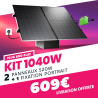 PLUG AND PLAY POWERMAX PORTRAIT 1040W – 2 PANNEAUX IZYPOWER 520W + MICRO-ONDULEUR IZYPOWER 1000W