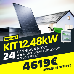 KIT TRIPHASÉ 12.48kW - 24...