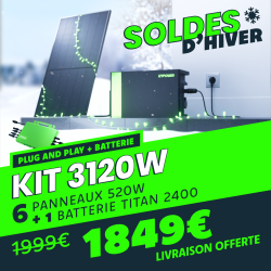 KIT IZYPOWER TITAN 2400 6...