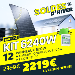 KIT TRIPHASÉ 6.24kW - 12...