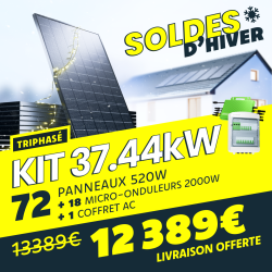 KIT TRIPHASÉ 37.44kW - 72...