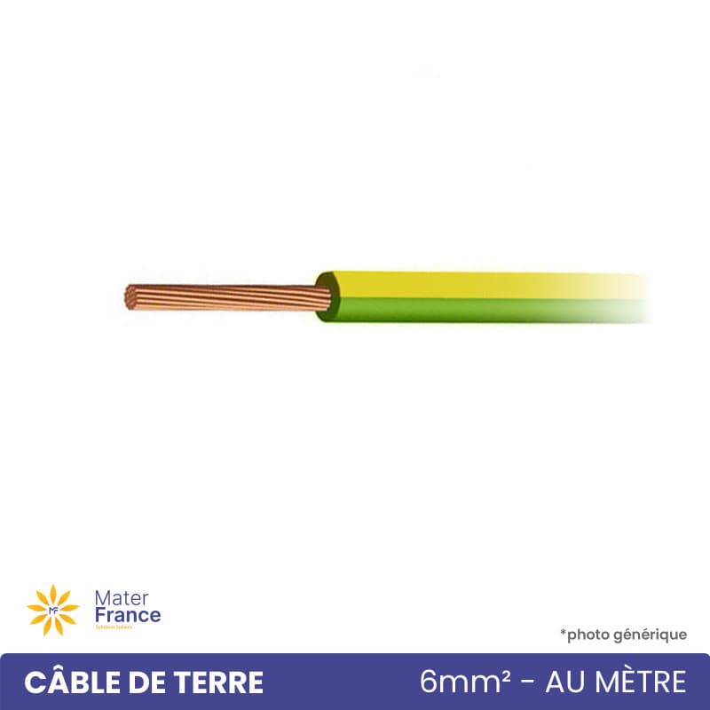 CABLE DE TERRE 6MM²
