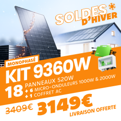 KIT 9.36kW - 18 PANNEAUX...