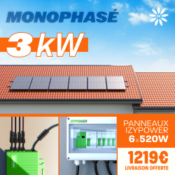 KIT 3.12kW - 6 PANNEAUX...
