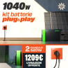 KIT IZYPOWER TITAN 2400 2 PANNEAUX 1040W BLACK