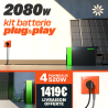 KIT IZYPOWER TITAN 2400 4 PANNEAUX 2080W BLACK