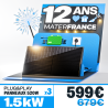 PLUG AND PLAY 1560W – 3 PANNEAUX IZYPOWER 520W + MICRO-ONDULEUR IZYPOWER 2000W