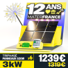 KIT TRIPHASÉ 3.12kW - 6 PANNEAUX 520W IZYPOWER - MICRO IZYPOWER 1000W