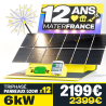 KIT TRIPHASÉ 6.24kW - 12 PANNEAUX 520W IZYPOWER - MICRO IZYPOWER 2000W