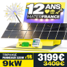 KIT TRIPHASÉ 9.36kW - 18 PANNEAUX 520W IZYPOWER - MICRO 2000W MICRO 1000 IZYPOWER