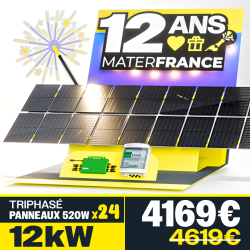 KIT TRIPHASÉ 12.48kW - 24...