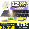 KIT TRIPHASÉ 24.96kW - 48 PANNEAUX 520W IZYPOWER - MICRO 2000W IZYPOWER