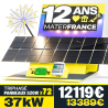 KIT TRIPHASÉ 37.44kW - 72 PANNEAUX 520W IZYPOWER - MICRO 2000W IZYPOWER