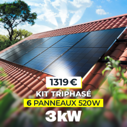 KIT TRIPHASÉ 3.12kW - 6...