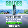 KIT 5 BATTERIES 18.138kWh - 1 TITAN + 4 LINK 4000 BLACK