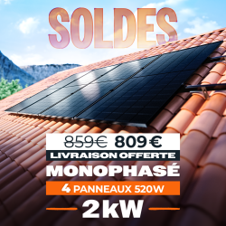 KIT 2.08kW - 4 PANNEAUX...