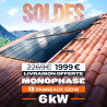KIT 6.24kW - 12 PANNEAUX 520W IZYPOWER - MICRO IZYPOWER 2000W
