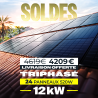 KIT TRIPHASÉ 12.48kW - 24 PANNEAUX 520W IZYPOWER - MICRO 2000W IZYPOWER