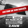 KIT ISYPOWER TITAN 2400 4 PANNEAUX 2400W BLACK