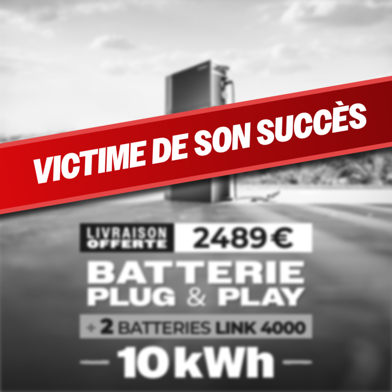 KIT 3 BATTERIES 10.074kWh - 1 TITAN + 2 LINK 4000 BLACK