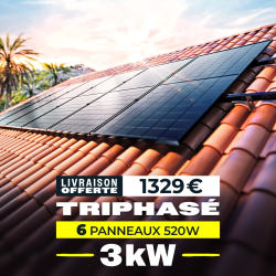 KIT TRIPHASÉ 3.12kW - 6...