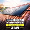 KIT TRIPHASÉ 3.12kW - 6 PANNEAUX 520W IZYPOWER - MICRO IZYPOWER 1000W