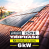 KIT TRIPHASÉ 6.24kW - 12 PANNEAUX 520W IZYPOWER - MICRO IZYPOWER 2000W