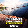 KIT TRIPHASÉ 12.48kW - 24 PANNEAUX 520W IZYPOWER - MICRO 2000W IZYPOWER